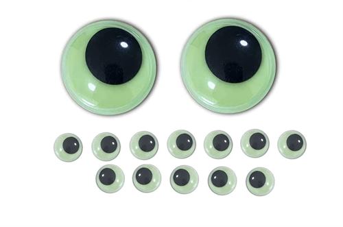 Giant Green Googly Eyes Photo Booth Props 14 Pieces