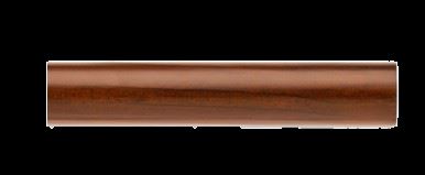 Cambria® Classic Wood Decorative 6-Foot Smooth Drapery Pole in Medium Brown