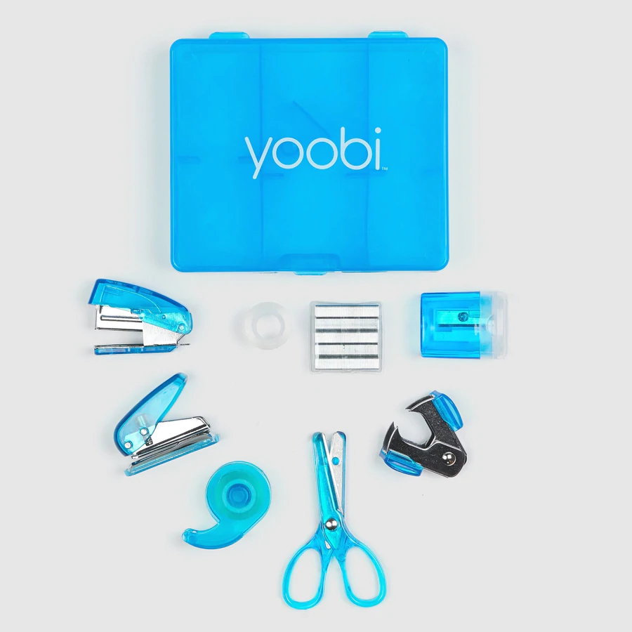 Mini Office Supply Kit Blue - Yoobi
