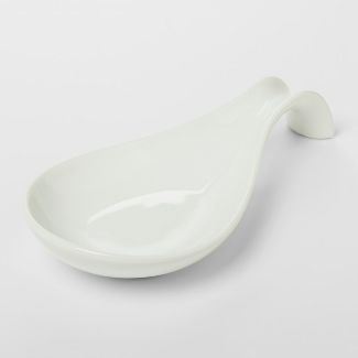 Porcelain Spoon Rest 20 cm White - Threshold™