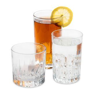 Libbey 18pc Glass Brockton Drinkware Set