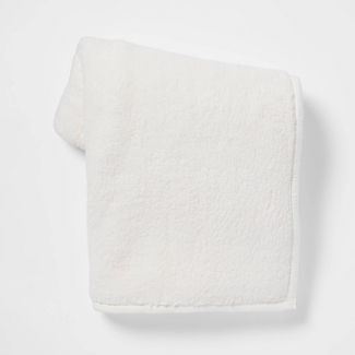 Solid Sherpa Throw Blanket - Threshold