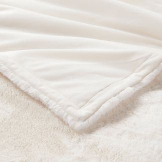 Faux Fur Throw Blanket - Threshold™
