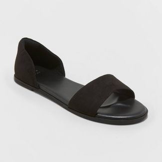 Women's Ann Two Piece Slide Sandals - A New Day™ 7