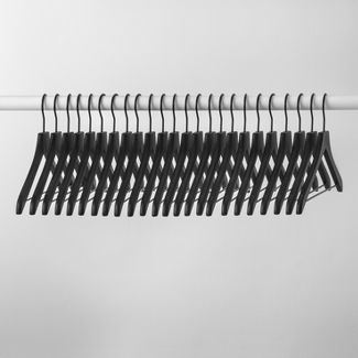 24pk Wood Suit Hangers - 44.50 x 23.49 x 1.21 cm Brightroom™