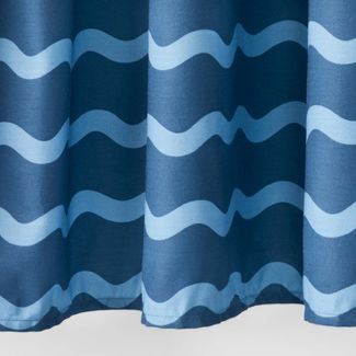 Pillowfort™ Blue Wave Shower Curtain