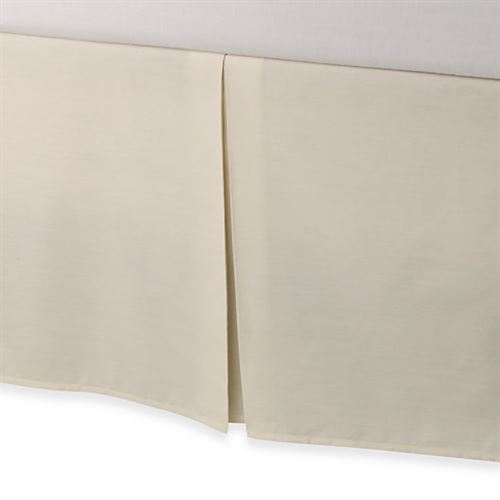 smoothweave™ Tailored 18-Inch Twin Bed Skirt in Ivory
