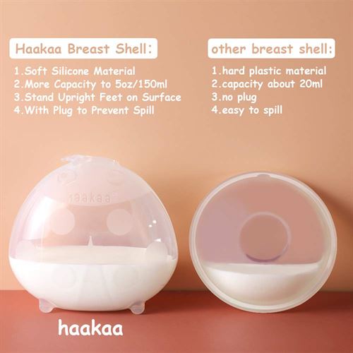 haakaa Ladybug Breast Milk Collector Wearable Breast Shells