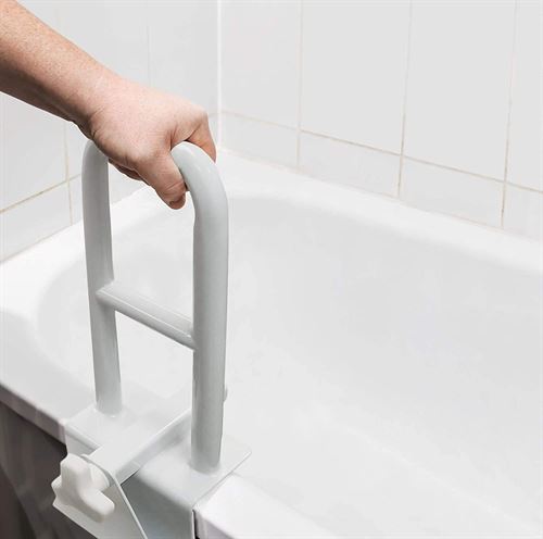 Vaunn Medical Adjustable Bathtub Safety Rail Shower Grab Bar Handle