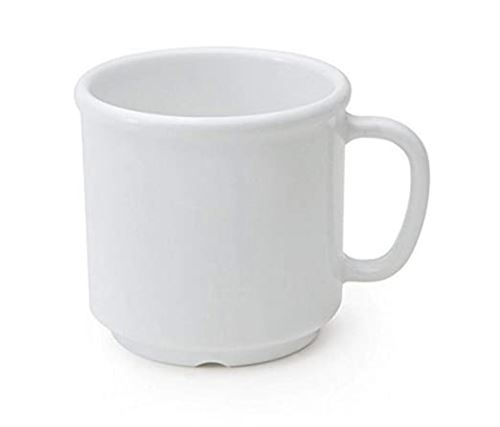 GET S-12-W-EC Shatter-Resistant Coffe Mug, 12 Ounce, White mug (Set of 4)