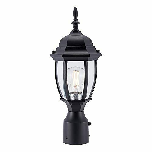 LIT-PaTH Dusk to Dawn Outdoor Post Lighting Fixture with E26 Medium Base Max 60W - 120V