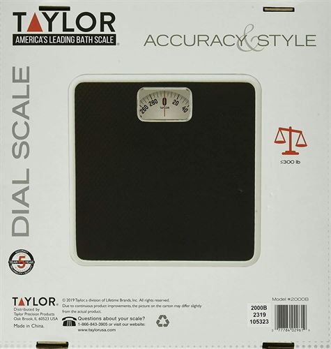 Taylor Precision Products Mechanical Rotating Dial Scale (Black)