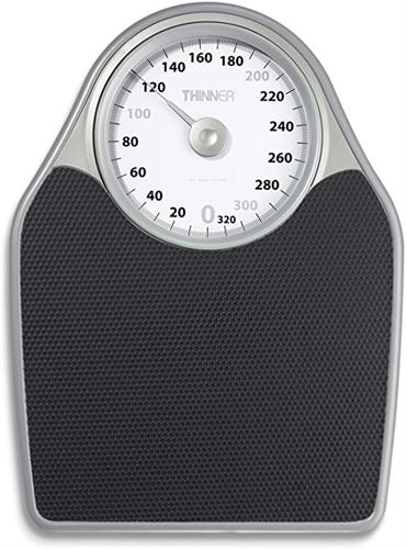 Thinner Extra-Large Dial Analog Precision Bathroom Scale