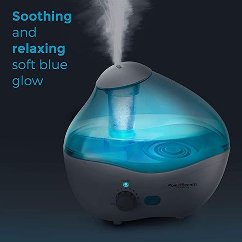 Ultrasonic Viral Support Humidifier for Bedrooms, Whisper-Quiet Operation with Nightlight and Auto-Shut Off-120V