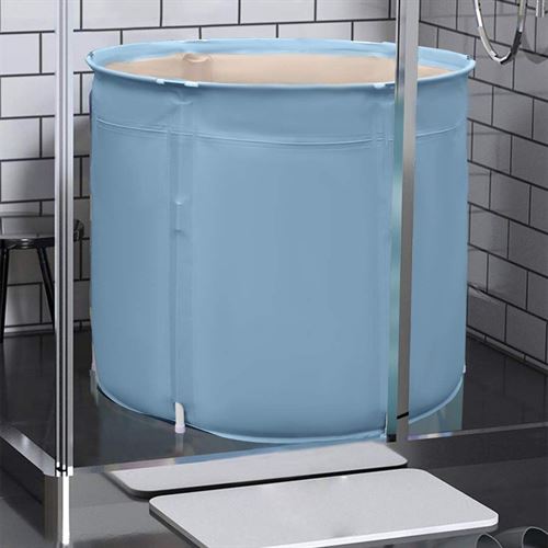 WEY&FLY Portable Foldable Bathtub, Separate Family Bathroom SPA Tub
