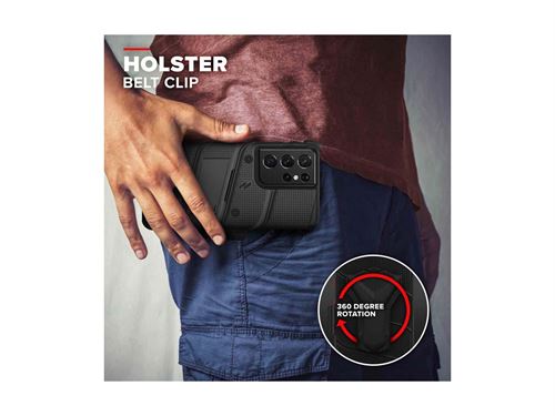 Zizo Bolt Series Holster Case Samsung S21 Ultra 5G Black
