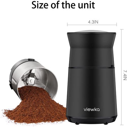 VIEWKA VK-7450 Electric Dried Spice and Coffee Grinder - 120V