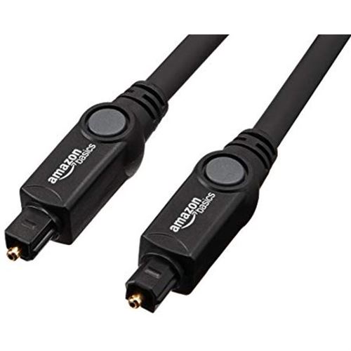 Basics Digital Optical Audio Toslink Cable - 6 Feet (1.8 Meters)