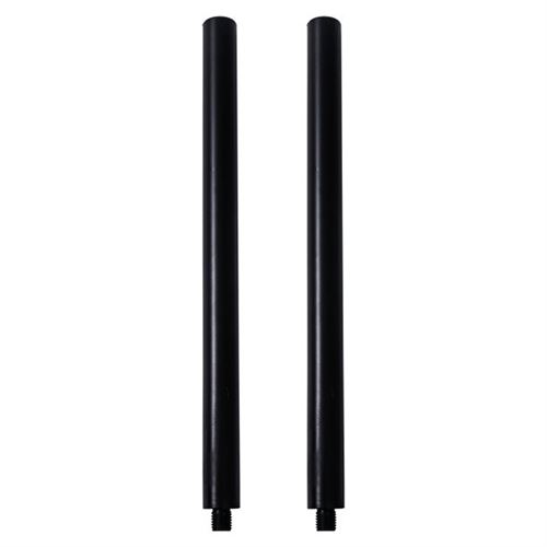 Sound Town 2-Pack Subwoofer/Speaker Extender Poles, Fits M20 Threading, Black