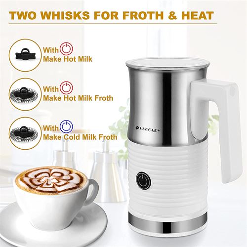 Huogary Electric Milk Frother and Steamer -120V