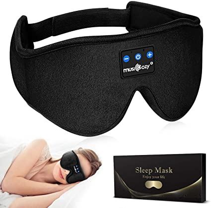 MUSICOZY Sleep Headphones Bluetooth Headband Sleeping Headphones Sleep Mask