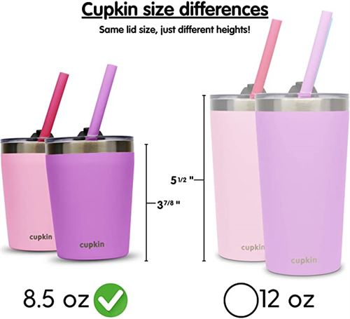 The Original Cupkin Stackable Stainless Steel Kids Cups for Toddlers