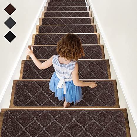 HOMLOCK Stair Treads Carpet Non-Slip Indoor