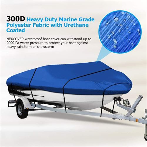NEXCOVER Trailerable Boat Cover, Length: 3.6x4.2 cm