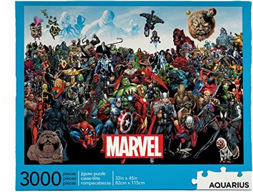 Aquarius Marvel Puzzle Cast (3000 Piece Jigsaw Puzzle), 3000 Pieces