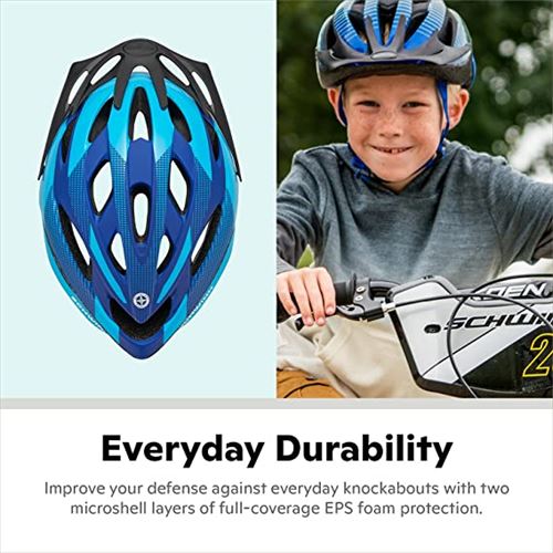 Schwinn Thrasher Child, Youth, and Adult Lightweight Bike Helmet