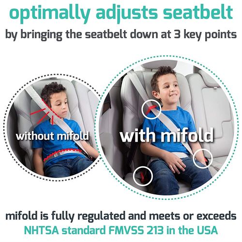 New mifold Comfort Grab-and-go Car Booster Seat