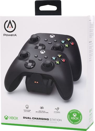 PowerA Dual Charging Station for Xbox Series X|S Wireless Controllers - Black