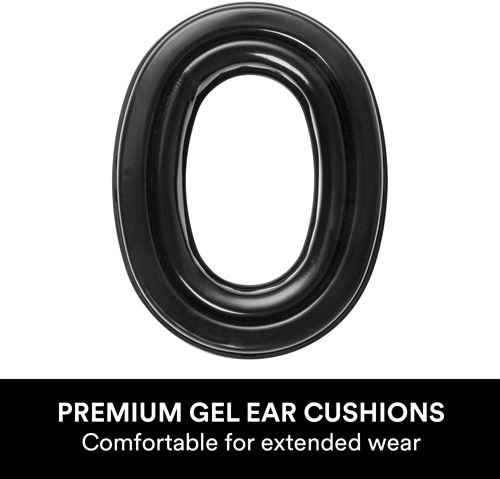 WorkTunes Connect + Gel Ear Cushions Hearing Protector with Bluetooth Technology