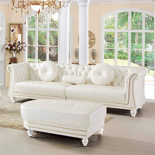 Shiny White Round Wood Furniture Legs 9 cm