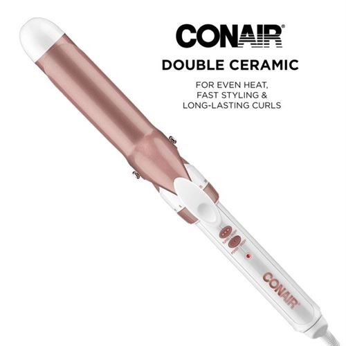 Conair Double Ceramic Curling Iron - Rose Gold 1.25"
