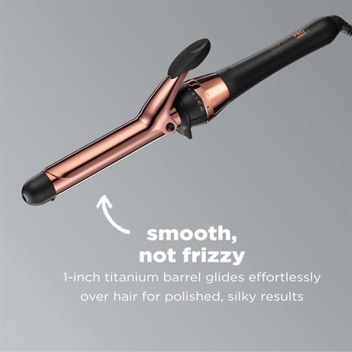 InfinitiPRO by Conair Rose Gold Titanium Curling Iron - 120V