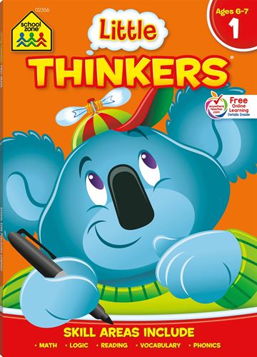 School Zone - Little Thinkers First Grade Workbook