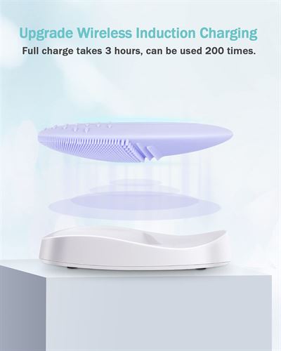 EZBASICS Facial Cleansing Brush Made with Ultra Hygienic Soft Silicone