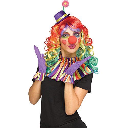 Fun World Instant Clown Colorful Halloween Costume Accessory