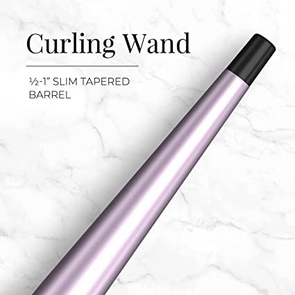REMINGTON Curling Wand, ½-1” Slim Tapered Barrel 120 Volts