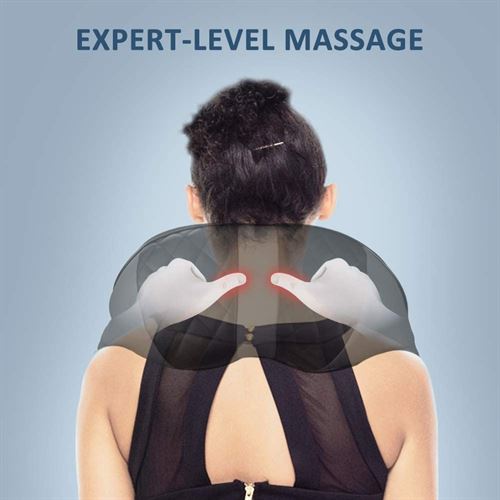 EAshuhe Seniny Massagers for Neck and Back, Shiatsu Neck & Back Massager with Heat