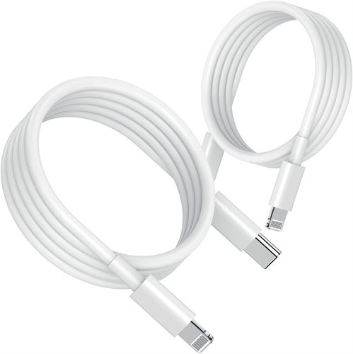 IPhone Charger USB C Lightning Cable - 2 Pack