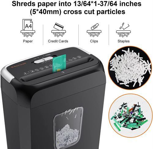 Bonsaii Paper Shredder for Home Use 120V