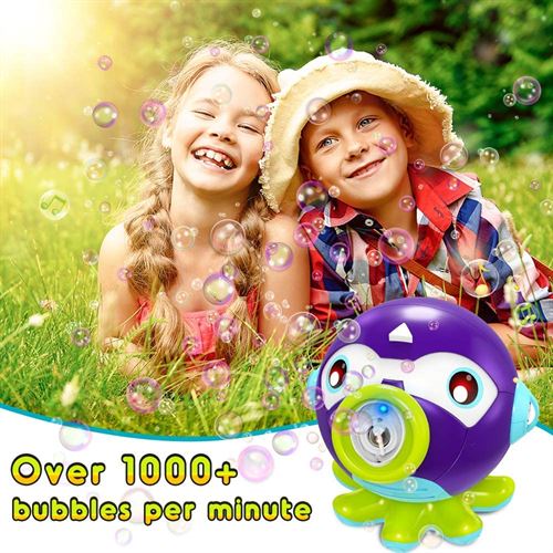VATOS Bubble Machine Blower for Kids Toddlers