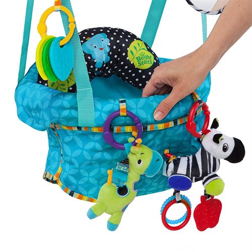 Bright Starts Bounce 'N Spring Deluxe Door Jumper with Take-Along Toys +6 months