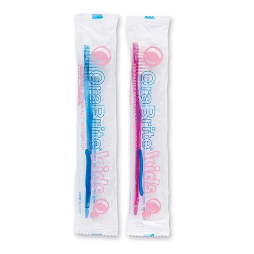 OraBrite Pre-Teen Pre-pasted Disposable Sparkle Toothbrush - 144 pack