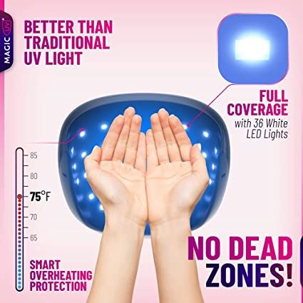Professional UV LED Nail Lamp 48W - Salon/Home Use Dryer for Nail Polish