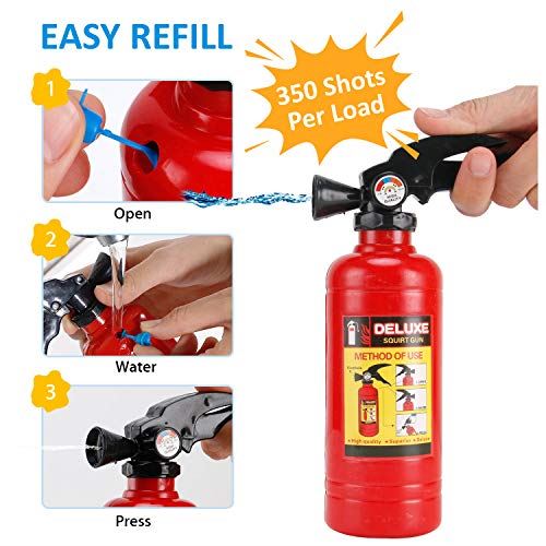 7 Inch Fire Extinguisher Squirt Toys