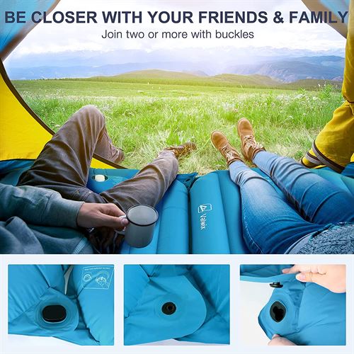 Valwix Self-Inflating Sleeping Pad, 5.5in Sleeping Pad for Camping