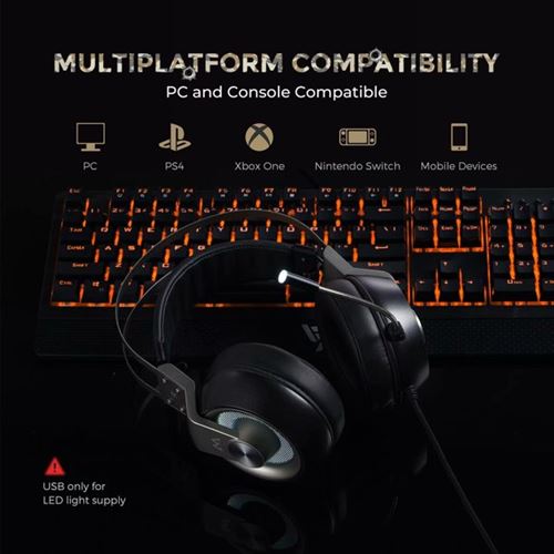 Mpow EG3 Pro Gaming Headset with 3D Surround Sound, PS4 Xbox One Headset
